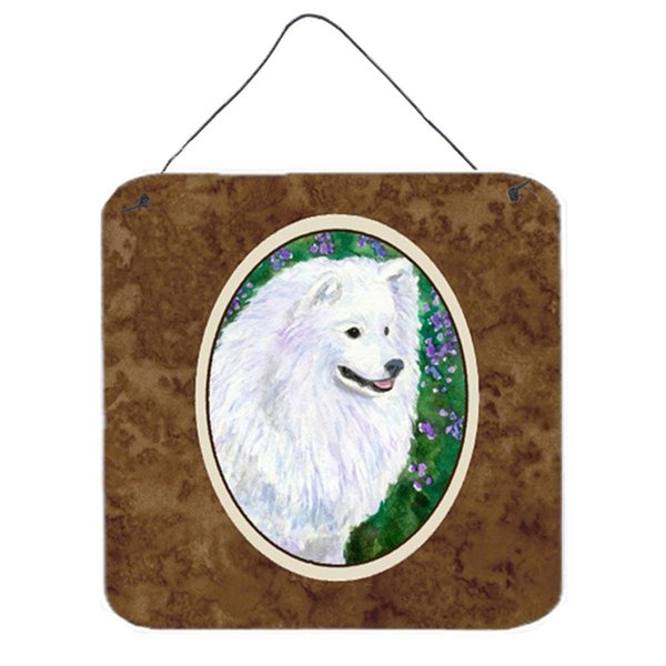 Micasa American Eskimo Aluminium Metal Wall Or Door Hanging Prints MI239505